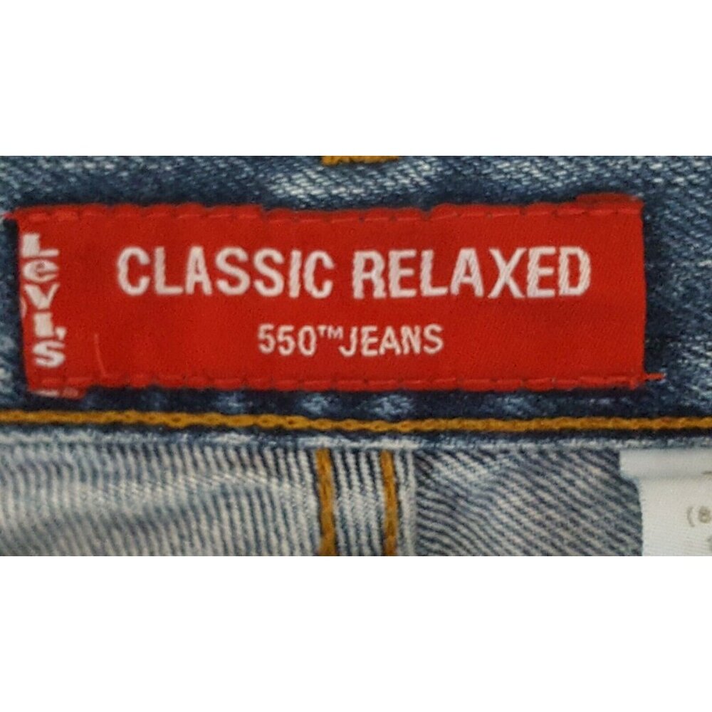 Vintage Levi's 550 Jeans Size 10 30/31 High Waist Tapered Leg Medium Wash Mom - Picture 10 of 11